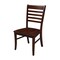 International Concepts Set of 2 Cosmo Roma Chairs, Espresso C581-310P - alternate 1